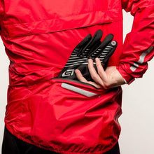 Load image into Gallery viewer, Men's Aqua-No Compact Cycling Jacket - Red