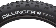 Load image into Gallery viewer, 45NRTH Dillinger 4 Tire - 26 x 4, Tubeless, Folding, 120tpi, Studdable

