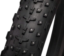 Load image into Gallery viewer, 45NRTH Dillinger 4 Tire - 27.5 x 4, Tubeless, Folding, 120tpi, 252 Concave Carbide Aluminum Studs
