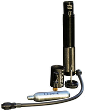 Load image into Gallery viewer, CNC Tubeless Drive Mini Pump with C02 and Plugs, Black
